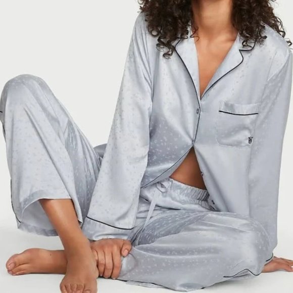 Victoria's Secret Satin Long Pajama Set, Size S